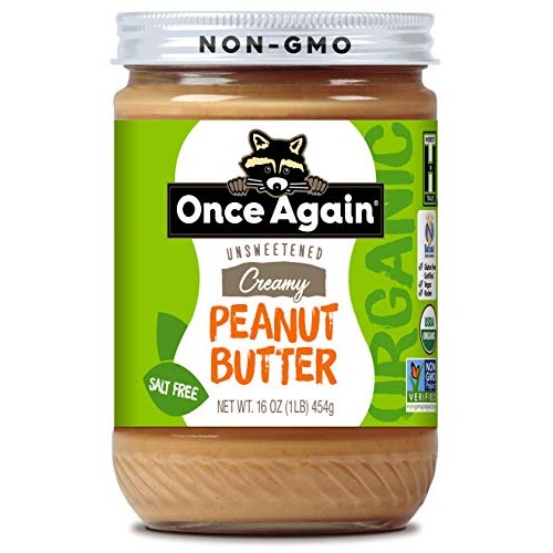 Once Again Organic, Creamy Peanut Butter - Salt Free, Unsweetene