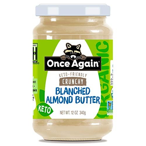 Once Again Organic Crunchy Blanched Almond Butter, 12Oz - Usda O