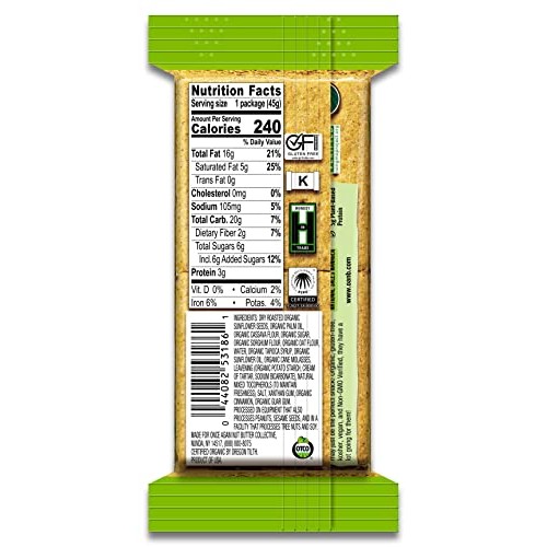 Once Again Sunflower Butter Graham Cracker Sandwiches - Organic ...