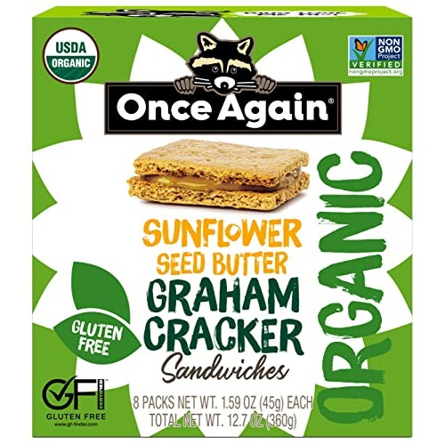 Once Again Sunflower Butter Graham Cracker Sandwiches - Organic ...