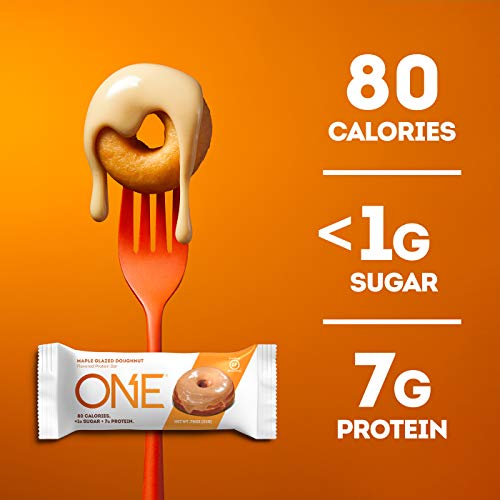 One Minis Protein Bars, Maple Glazed Doughnut, Gluten-Free Prote