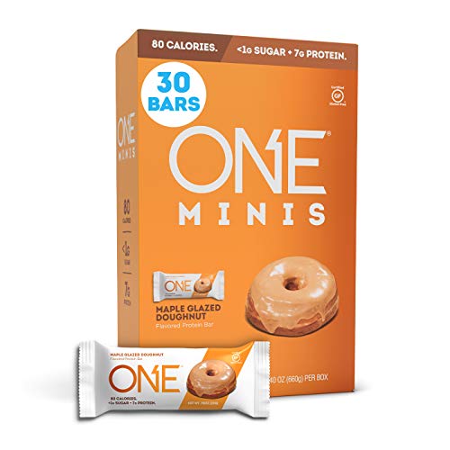 One Minis Protein Bars, Maple Glazed Doughnut, Gluten-Free Prote