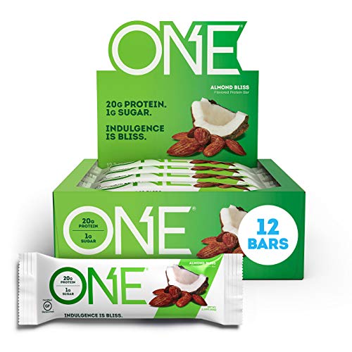 One Protein Bars, Almond Bliss, Gluten Free Protein Bars With 20