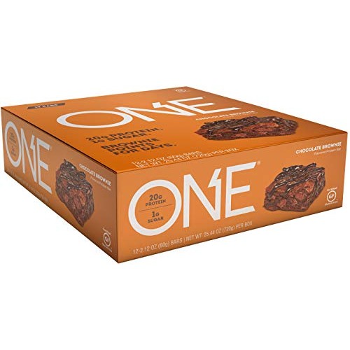One Protein Bars, Chocolate Brownie, Gluten Free Protein Bars Wi