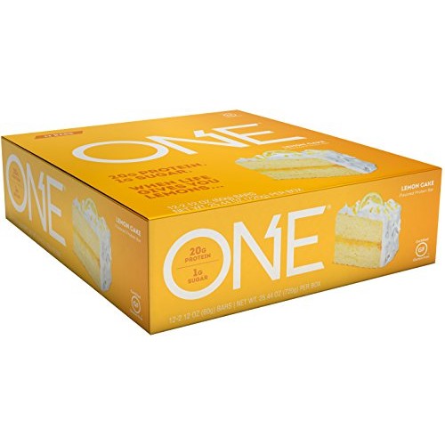 One Protein Bars, Lemon Cake, Gluten Free Protein Bars With 20G