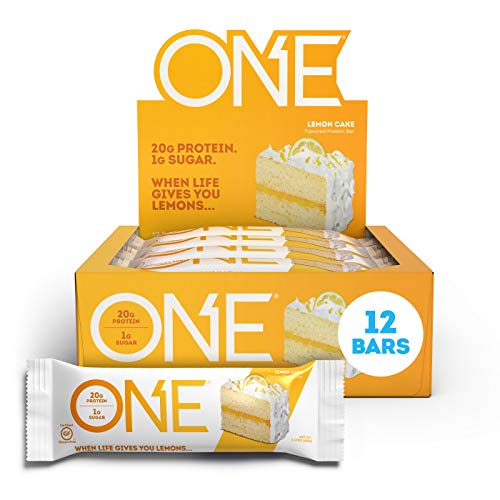 One Protein Bars, Lemon Cake, Gluten Free Protein Bars With 20G