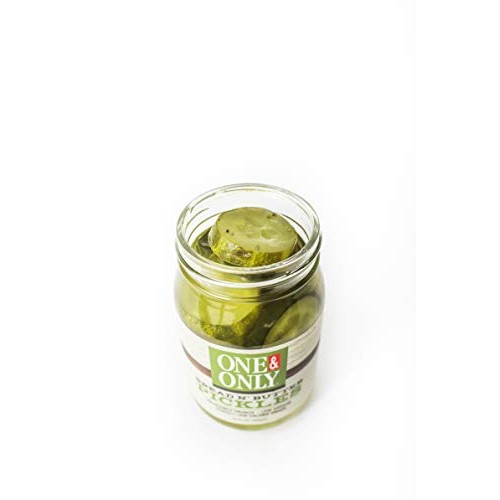 One&Amp;Only Bread N Butter Pickles, 16Oz, Gourmet Low Carb Artisan