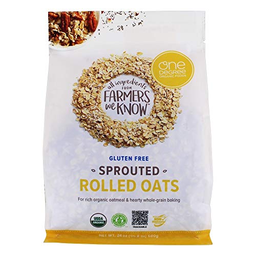 One Degree Organic Foods, Oats Sprouted Rolled Organic, 24 Ounce