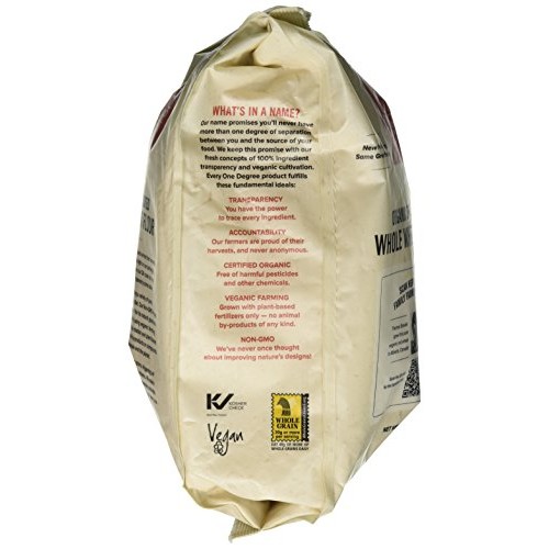 One Degree Organic Sprouted Whole Wheat Flour, 80 Ounce -- 4 per...
