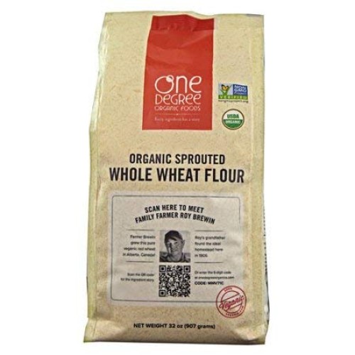 One Degree Flour Whl Wht Sprouted 32 OZ 2 Packs