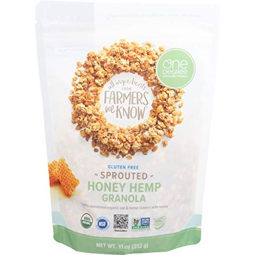 One Degree Granola Honey Hemp, 11 Oz