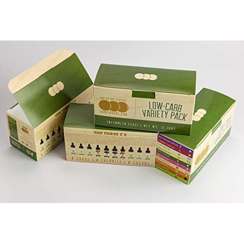 Oooflavors Low Carb Variety 10 X 10 Ml Bottle Pack - Flavored Li