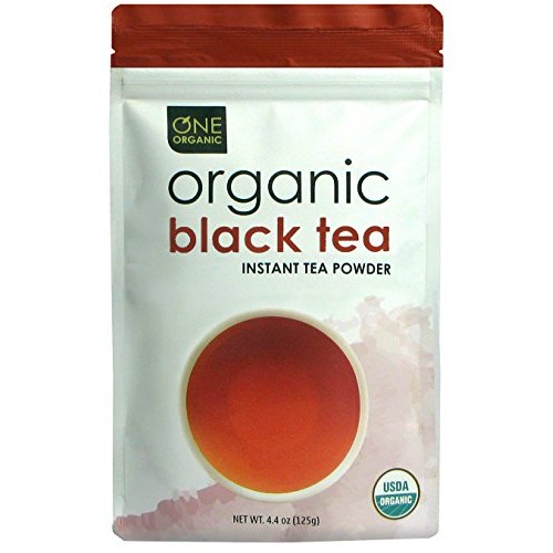 One Organic Instant Tea Powder Black – 4.4 Oz. – 125 Servings