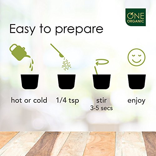 One Organic Instant Tea Powder Green – 4.4 Oz. – 125 Servings