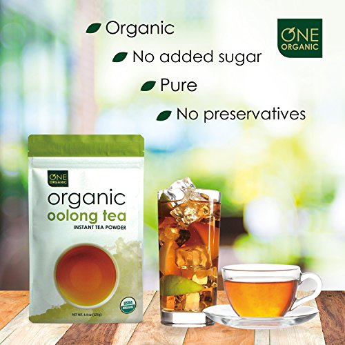 ONE ORGANIC Instant Tea Powder Oolong – 4.4 oz. – 125 Servings...