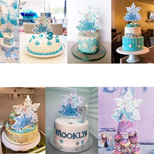 1 Cake Decorations For Frozen Cake Toppers Ice