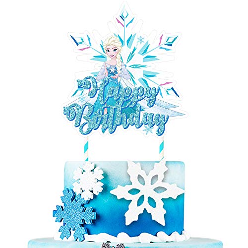 1 Cake Decorations For Frozen Cake Toppers Ice Birthday Party Su