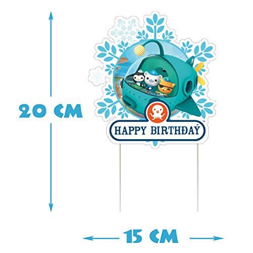 21 Pcs Octonauts Cake Topper Cupcake Decorations Birthday Party