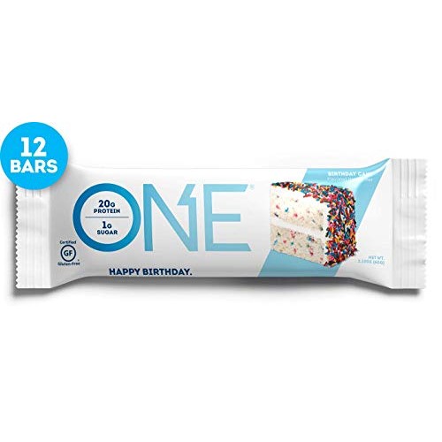 One Protein Bars, Birthday Cake, Gluten Free Protein Bars With 2