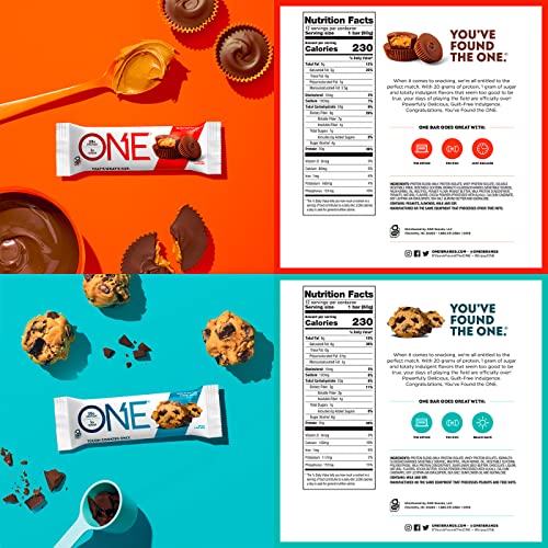 ONE Protein Bars, Chocolate Lovers Variety Pack, Gluten Free 20g...