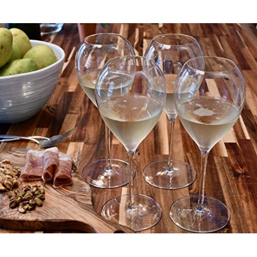 Oneida Flavor First, Crisp &Amp; Fresh, Set Of 4, Crystal Wine Glass