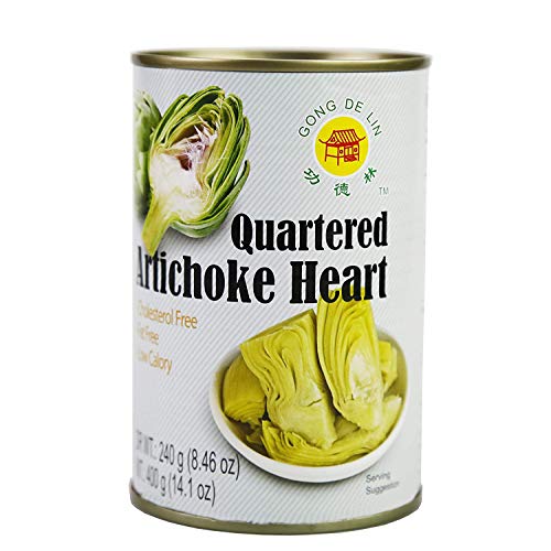 Gong De Lin Quartered Artichoke Hearts Keto, Vegan, Paleo, Non G