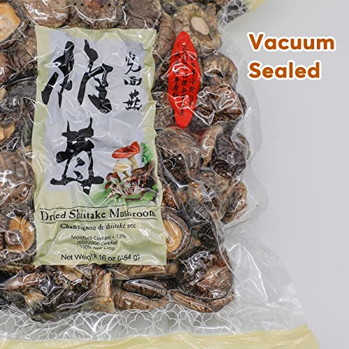 ONETANG Dried Shiitake Mushrooms 16 Oz, Rehydrate Quickly, Soft ...