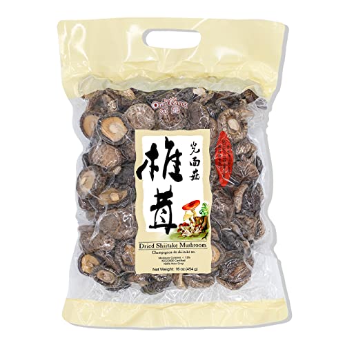 ONETANG Dried Shiitake Mushrooms 16 Oz, Rehydrate Quickly, Soft ...