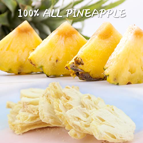 Onetang Freeze-Dried Fruit Pineapple Chips, 10 Pack Single-Serve