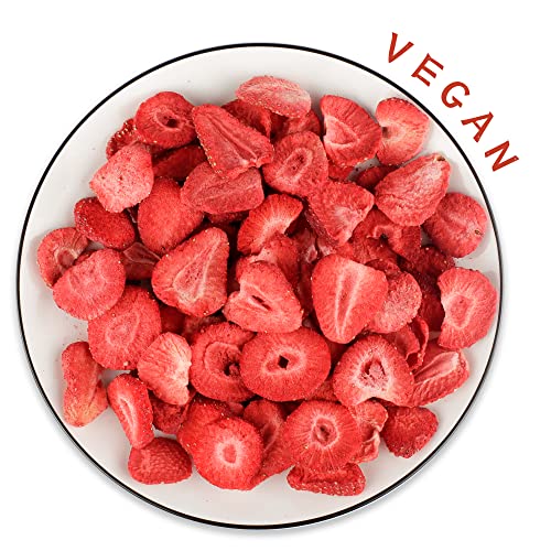 Onetang Freeze-Dried Fruit Strawberry, 10 Pack Single-Serve Pack