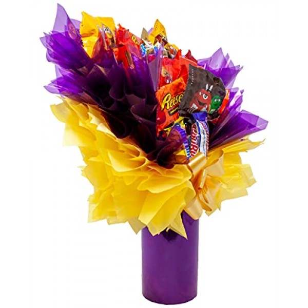Candy Bouquet Fun Sized Mini Candy Variety Assortment - Congratu...