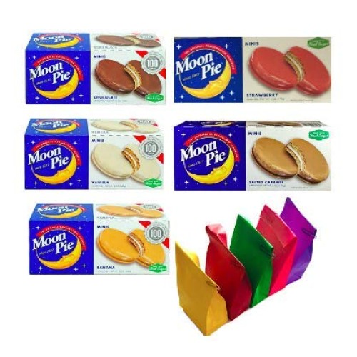 Moon Pie Minis - Complete Variety Pack - All 5 Flavors 5 Boxes ... Moon Pie Minis - Complete Variety Pack - All 5 Flavors 5 Boxes ...