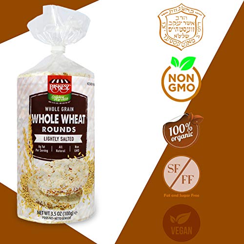 Lightly Salted Whole Wheat Rounds Cake, All Natural Ingredients,