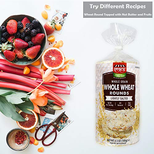 Lightly Salted Whole Wheat Rounds Cake, All Natural Ingredients,