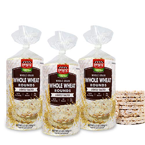 Lightly Salted Whole Wheat Rounds Cake, All Natural Ingredients,