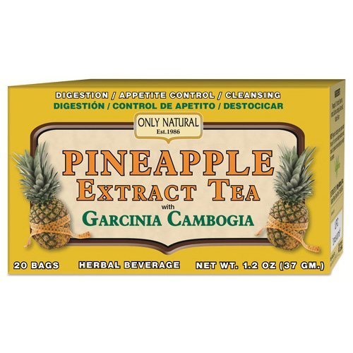 Only Natural Tea - Pineapple Extract - Garcinia Cambogia - 20 Te