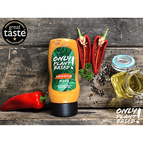 Only Plant Based Vegan Chipotle Mayonnaise, Squeeze Bottle, 11 F...