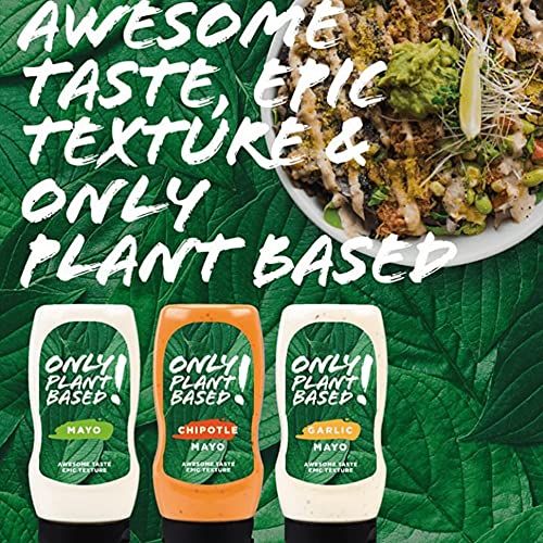Only Plant Based Vegan Chipotle Mayonnaise, Squeeze Bottle, 11 F...