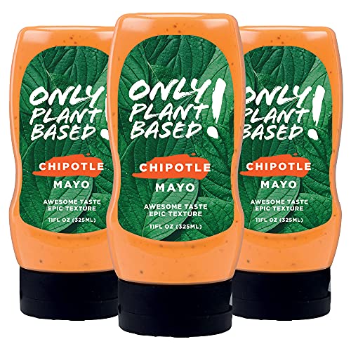 Only Plant Based Vegan Chipotle Mayonnaise, Squeeze Bottle, 11 F...