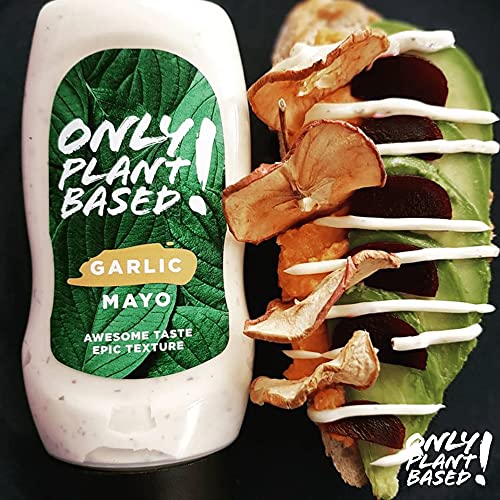 Only Plant Based Vegan Garlic Mayonnaise, Squeeze Bottle, 11 Fl ...