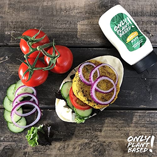 Only Plant Based Vegan Garlic Mayonnaise, Squeeze Bottle, 11 Fl ...