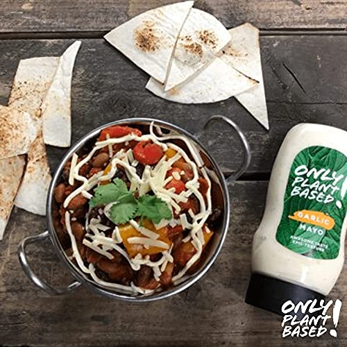 Only Plant Based Vegan Garlic Mayonnaise, Squeeze Bottle, 11 Fl ...