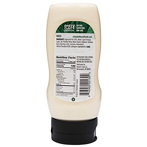 Only Plant Based Vegan Mayonnaise, Original, Squeeze Bottle, 11 ...