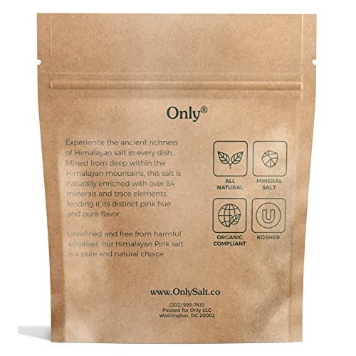 Salt for Grinder - Himalayan Pink Salt Refill - Coarse Grain, 7o...