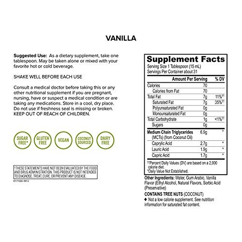 Onnit Emulsified Mct Oil | Keto Creamer - Mixes Easily Into Keto Onnit Emulsified Mct Oil | Keto Creamer - Mixes Easily Into Keto