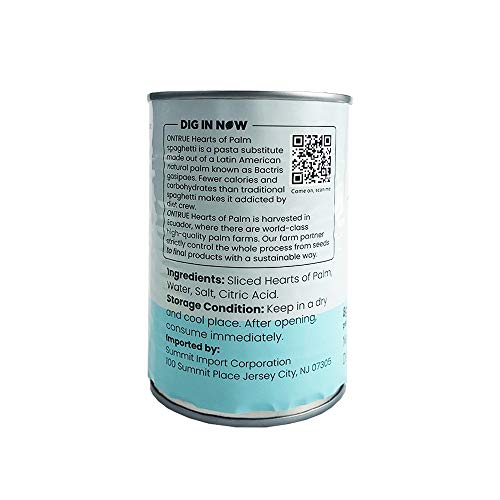 Ontrue Spaghetti Heart Of Palm, Vegan, Low Calorie Food, Gluten