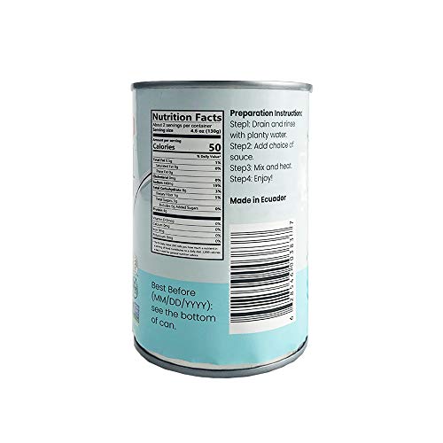 Ontrue Spaghetti Heart Of Palm, Vegan, Low Calorie Food, Gluten