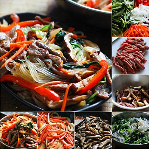 Ontrue Sweet Potato Glass Noodles, Korean Vermicelli Pasta, Fat-