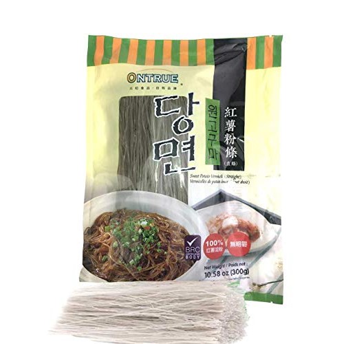 Ontrue Sweet Potato Noodles, Korean Vermicelli Pasta, Fat-Free A