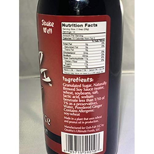 Ooh-Fah Teriyaki Sauce 2 Pack 14 Oz Each Bottle Titanium Chef A